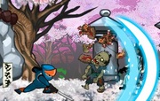 Флеш игра - Ниндзя против зомби